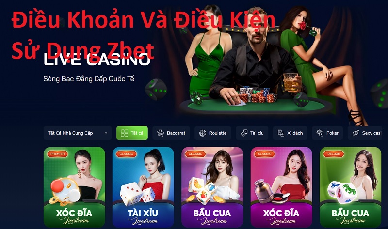 Điều Khoản Và Điều Kiện Sử Dụng Zbet